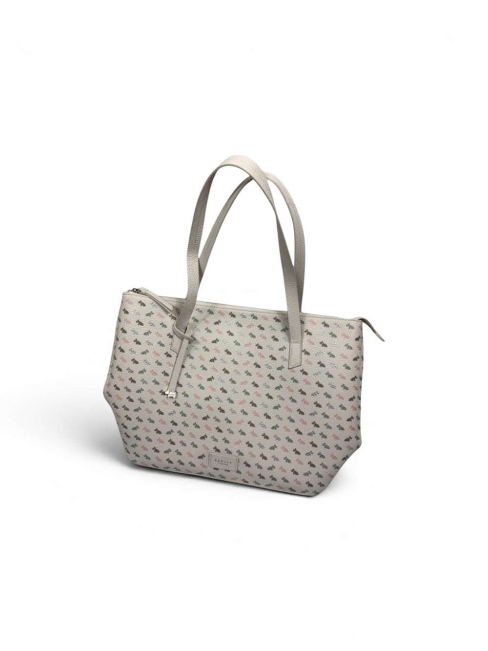 RADLEY LONDON Cream Tote with Multicolor Scotty Dog Print